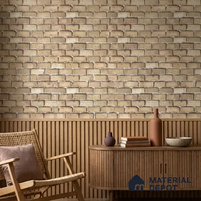 WP-1416 | 9.5 Meter x 21 Inches Brick Look Wallpaper - 54 Sq. Ft.  | Minimum 15% wastage during installation