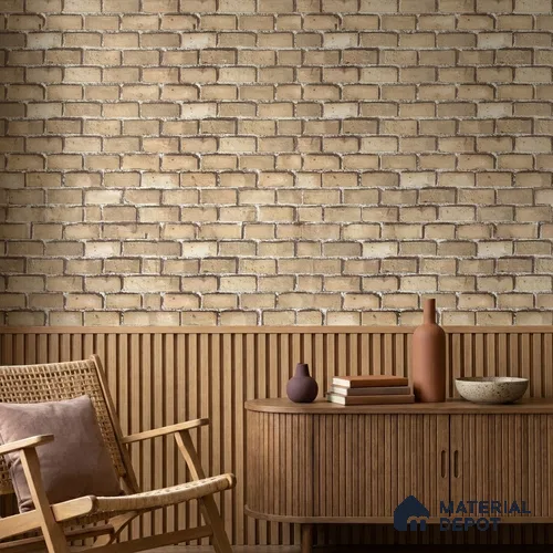 WP-1416 | 9.5 Meter x 21 Inches Brick Look Wallpaper - 54 Sq. Ft. | Minimum 15% wastage during installation