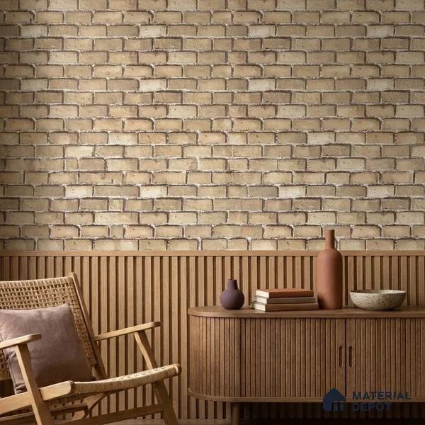 WP-1416 | 9.5 Meter x 21 Inches Brick Look Wallpaper - 54 Sq. Ft. | Minimum 15% wastage during installation