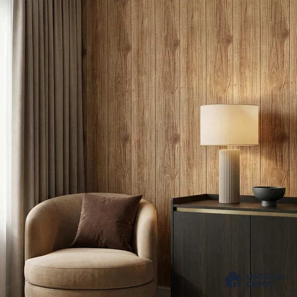 WP-1427 | 9.5 Meter x 21 Inches Wood Look Wallpaper - 54 Sq. Ft. | Minimum 15% wastage during installation