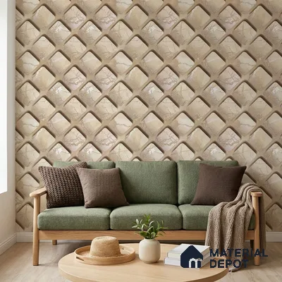 WP-1440 | 9.5 Meter x 21 Inches Patterned Look Wallpaper - 54 Sq. Ft.  | Minimum 15% wastage during installation