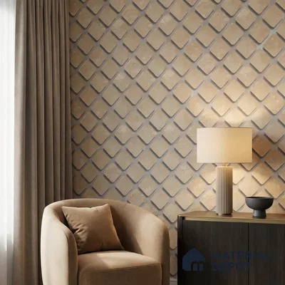 WP-1441 | 9.5 Meter x 21 Inches Patterned Look Wallpaper - 54 Sq. Ft.  | Minimum 15% wastage during installation