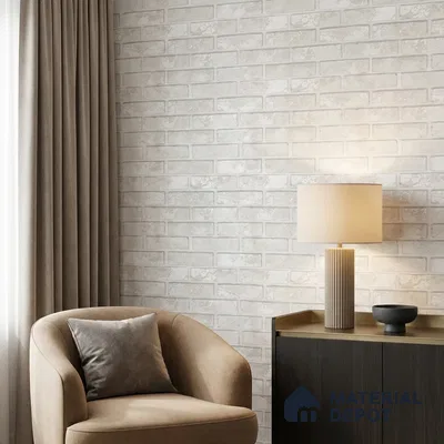 WP-1460 | 9.5 Meter x 21 Inches Brick Look Wallpaper - 54 Sq. Ft.  | Minimum 15% wastage during installation