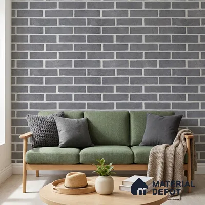 WP-1459 | 9.5 Meter x 21 Inches Brick Look Wallpaper - 54 Sq. Ft.  | Minimum 15% wastage during installation
