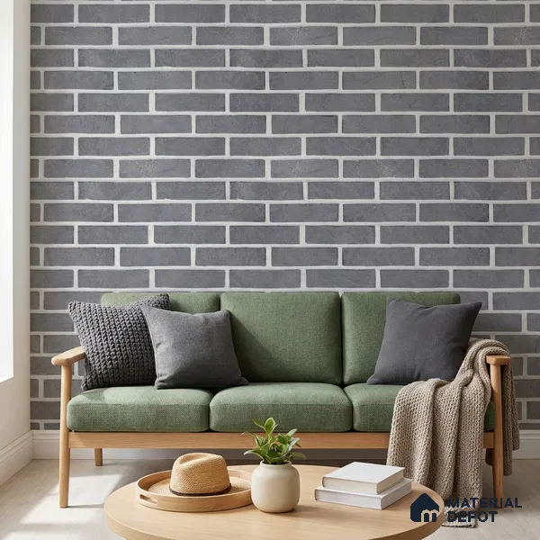 WP-1459 | 9.5 Meter x 21 Inches Brick Look Wallpaper - 54 Sq. Ft.  | Minimum 15% wastage during installation