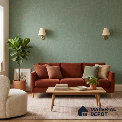 SO27041 | 10 Meter x 21 Inches Abstract Look Wallpaper - 57.41 Sq. Ft.