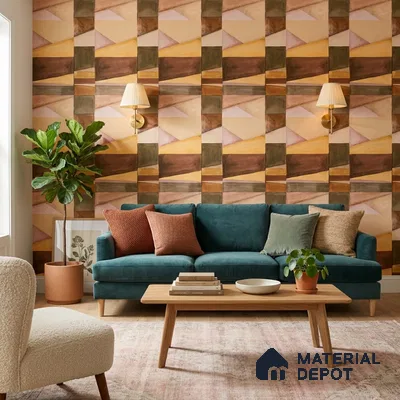 SO27032 | 10 Meter x 21 Inches Abstract Look Wallpaper - 57.41 Sq. Ft.