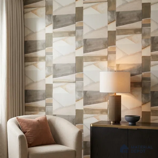 SO27033 | 10 Meter x 21 Inches Abstract Look Wallpaper - 57.41 Sq. Ft.