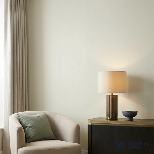 SO27001 | Cream Smooth Wash Textured Wallpaper - 10 Meter x 21 Inches, 57.41 Sq. Ft.
