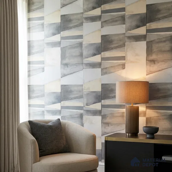 SO27034 | 10 Meter x 21 Inches Abstract Look Wallpaper - 57.41 Sq. Ft.