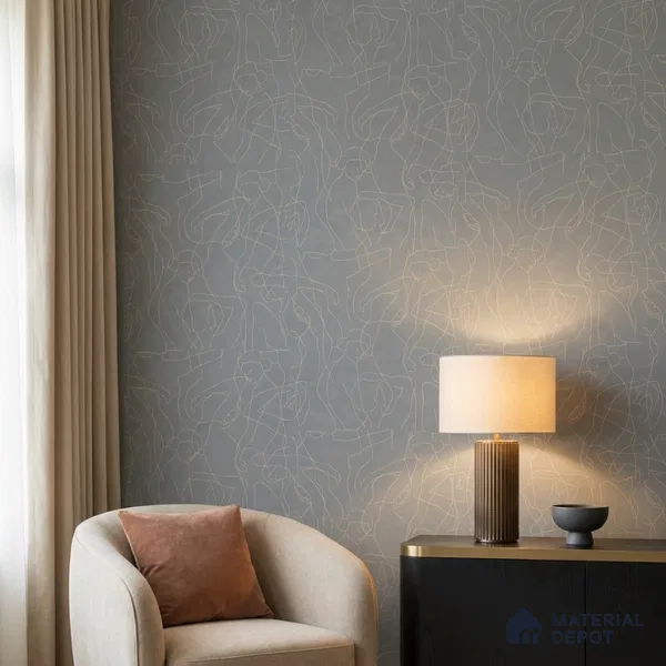 SO27046 | 10 Meter x 21 Inches Abstract Look Wallpaper - 57.41 Sq. Ft.