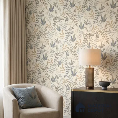 SO27063 | 10 Meter x 21 Inches Florals Look Wallpaper - 57.41 Sq. Ft.