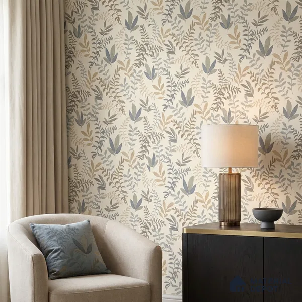 SO27063 | 10 Meter x 21 Inches Florals Look Wallpaper - 57.41 Sq. Ft.