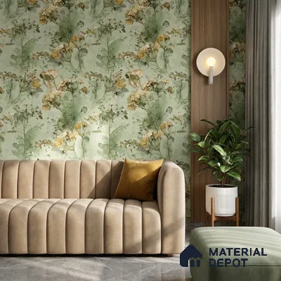 01-555-01 | 10 Meter x 21 Inches Florals Look Wallpaper - 57.41 Sq. Ft.
