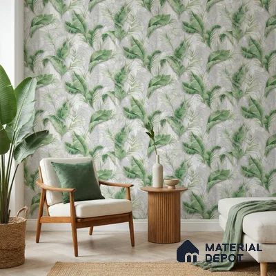 23-555-23 | 10 Meter x 21 Inches Florals Look Wallpaper - 57.41 Sq. Ft.