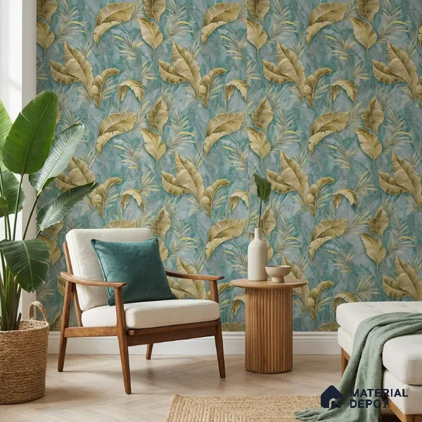 26-555-26 | 10 Meter x 21 Inches Florals Look Wallpaper - 57.41 Sq. Ft.