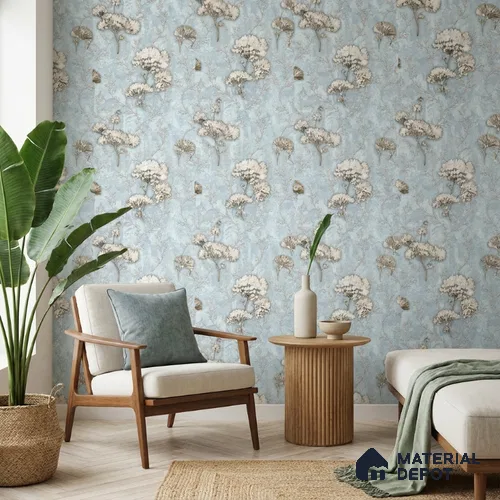 27-555-27 | 10 Meter x 21 Inches Florals Look Wallpaper - 57.41 Sq. Ft.