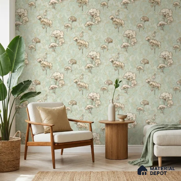 29-555-29 | 10 Meter x 21 Inches Florals Look Wallpaper - 57.41 Sq. Ft.