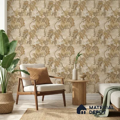31-555-31 | 10 Meter x 21 Inches Florals Look Wallpaper - 57.41 Sq. Ft.