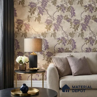 33-555-33 | 10 Meter x 21 Inches Florals Look Wallpaper - 57.41 Sq. Ft.