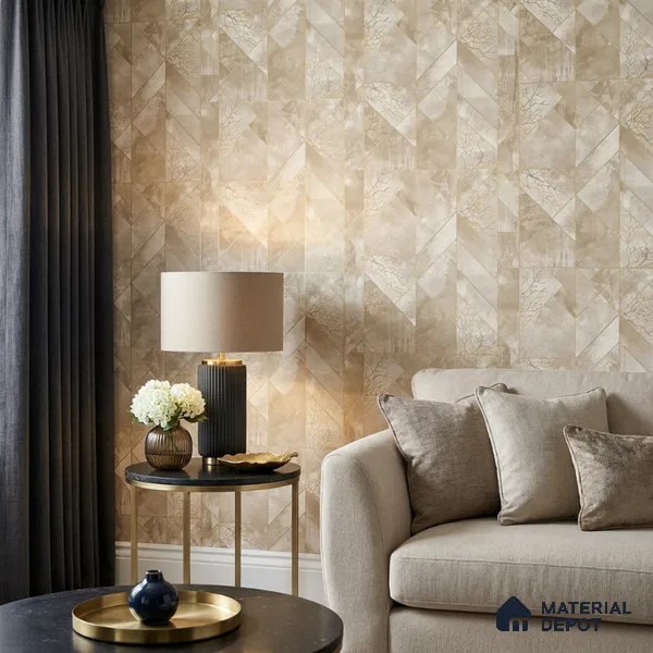 34-555-34 | 10 Meter x 21 Inches Patterned Look Wallpaper - 57.41 Sq. Ft.