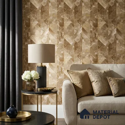 35-555-35 | 10 Meter x 21 Inches Patterned Look Wallpaper - 57.41 Sq. Ft.