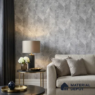 36-555-36 | 10 Meter x 21 Inches Patterned Look Wallpaper - 57.41 Sq. Ft.