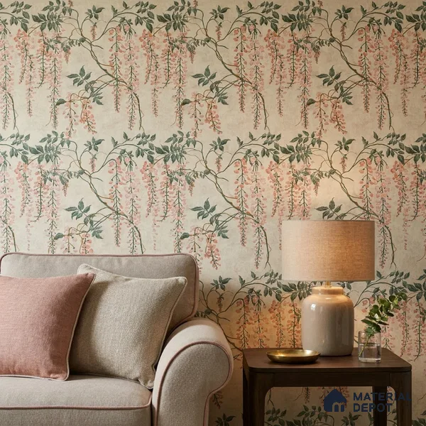 42-555-42 | 10 Meter x 21 Inches Tropical Look Wallpaper - 57.41 Sq. Ft.