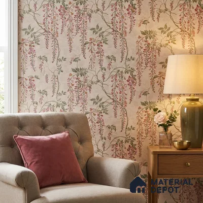 44-555-44 | 10 Meter x 21 Inches Tropical Look Wallpaper - 57.41 Sq. Ft.