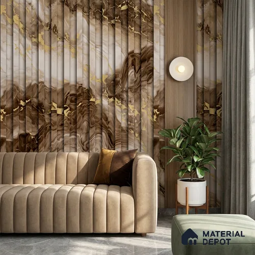 55-555-55 | 10 Meter x 21 Inches Stripes Look Wallpaper - 57.41 Sq. Ft.