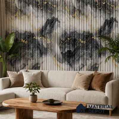56-555-56 | 10 Meter x 21 Inches Stripes Look Wallpaper - 57.41 Sq. Ft.