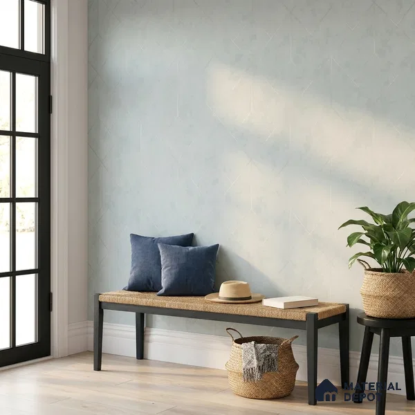 8005 | 10 Meter x 21 Inches Geometric Look Wallpaper - 57.41 Sq. Ft.