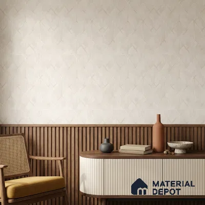 8006 | 10 Meter x 21 Inches Geometric Look Wallpaper - 57.41 Sq. Ft.
