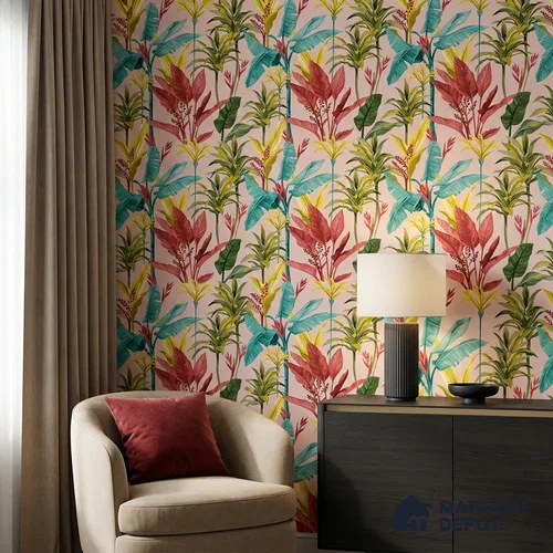 8010 | 10 Meter x 21 Inches Florals Look Wallpaper - 57.41 Sq. Ft.