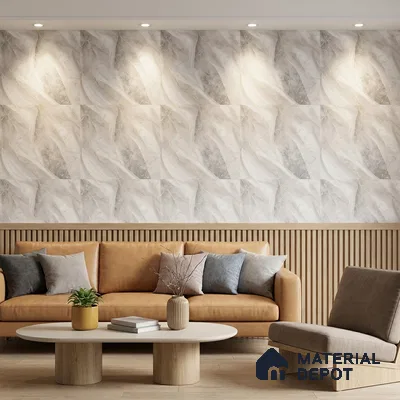 8015 | 10 Meter x 21 Inches Patterned Look Wallpaper - 57.41 Sq. Ft.