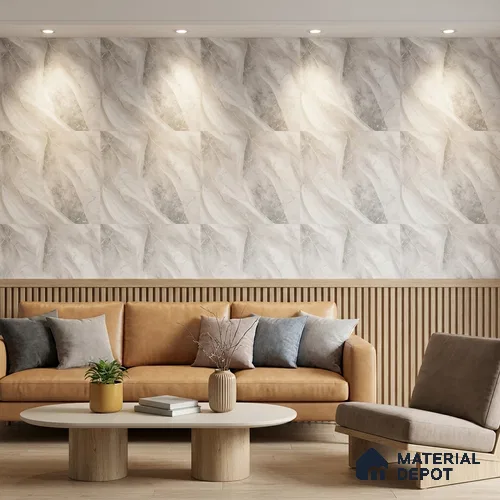 8015 | 10 Meter x 21 Inches Patterned Look Wallpaper - 57.41 Sq. Ft.