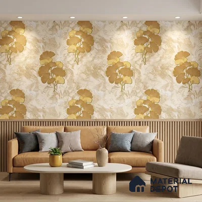 8022 | 10 Meter x 21 Inches Florals Look Wallpaper - 57.41 Sq. Ft.