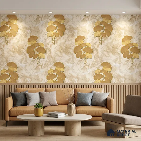 8022 | 10 Meter x 21 Inches Florals Look Wallpaper - 57.41 Sq. Ft.