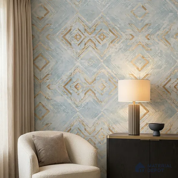 8028 | 10 Meter x 21 Inches Patterned Look Wallpaper - 57.41 Sq. Ft.
