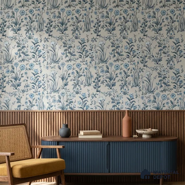 8041 | 10 Meter x 21 Inches Florals Look Wallpaper - 57.41 Sq. Ft.