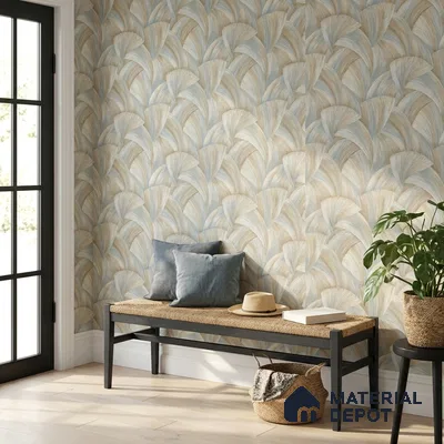 8043 | 10 Meter x 21 Inches Patterned Look Wallpaper - 57.41 Sq. Ft.