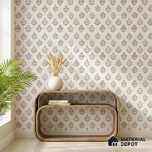 8060 | 10 Meter x 21 Inches Patterned Look Wallpaper - 57.41 Sq. Ft.
