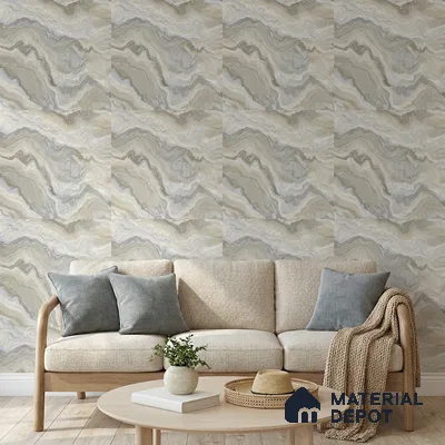 8068 | 10 Meter x 21 Inches Stone Look Wallpaper - 57.41 Sq. Ft.