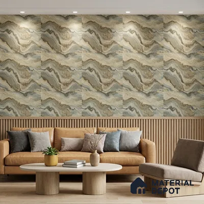8069 | 10 Meter x 21 Inches Stone Look Wallpaper - 57.41 Sq. Ft.