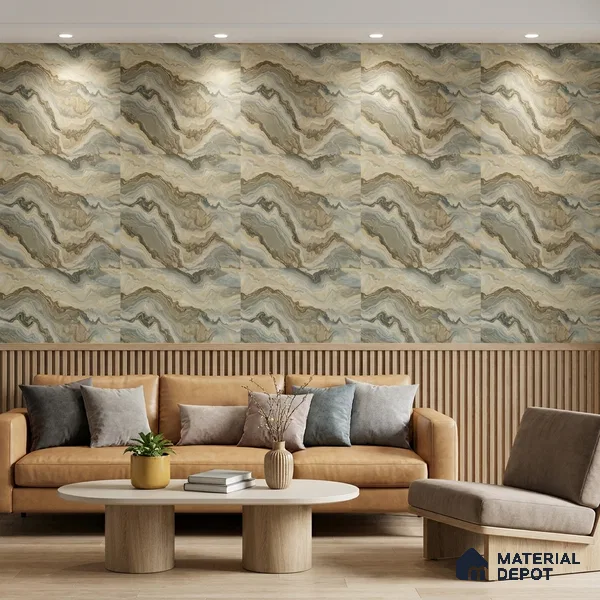 8069 | 10 Meter x 21 Inches Stone Look Wallpaper - 57.41 Sq. Ft.