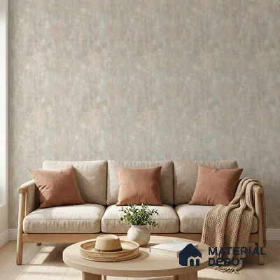 8074 | 10 Meter x 21 Inches Stone Look Wallpaper - 57.41 Sq. Ft.