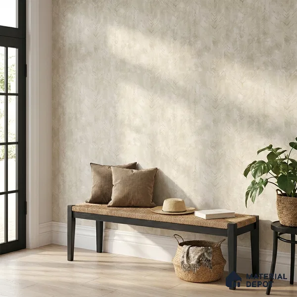 8075 | 10 Meter x 21 Inches Stone Look Wallpaper - 57.41 Sq. Ft.