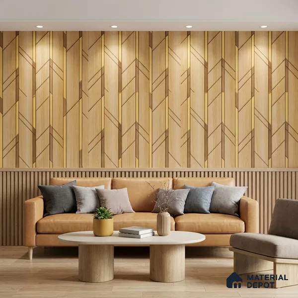 8078 | 10 Meter x 21 Inches Patterned Look Wallpaper - 57.41 Sq. Ft.
