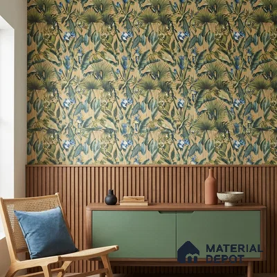 13333 | 10 Meter x 21 Inch  Florals Look Wallpaper - 57 Sq. Ft.