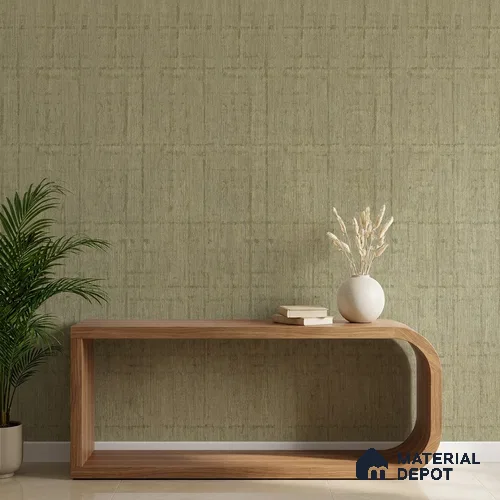 51244104 | 10 Meter x 21 Inch Fabric Look Wallpaper - 57 Sq. Ft.